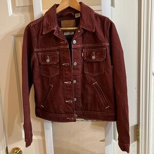 Levi's Trucker Jacket in Wine Denim